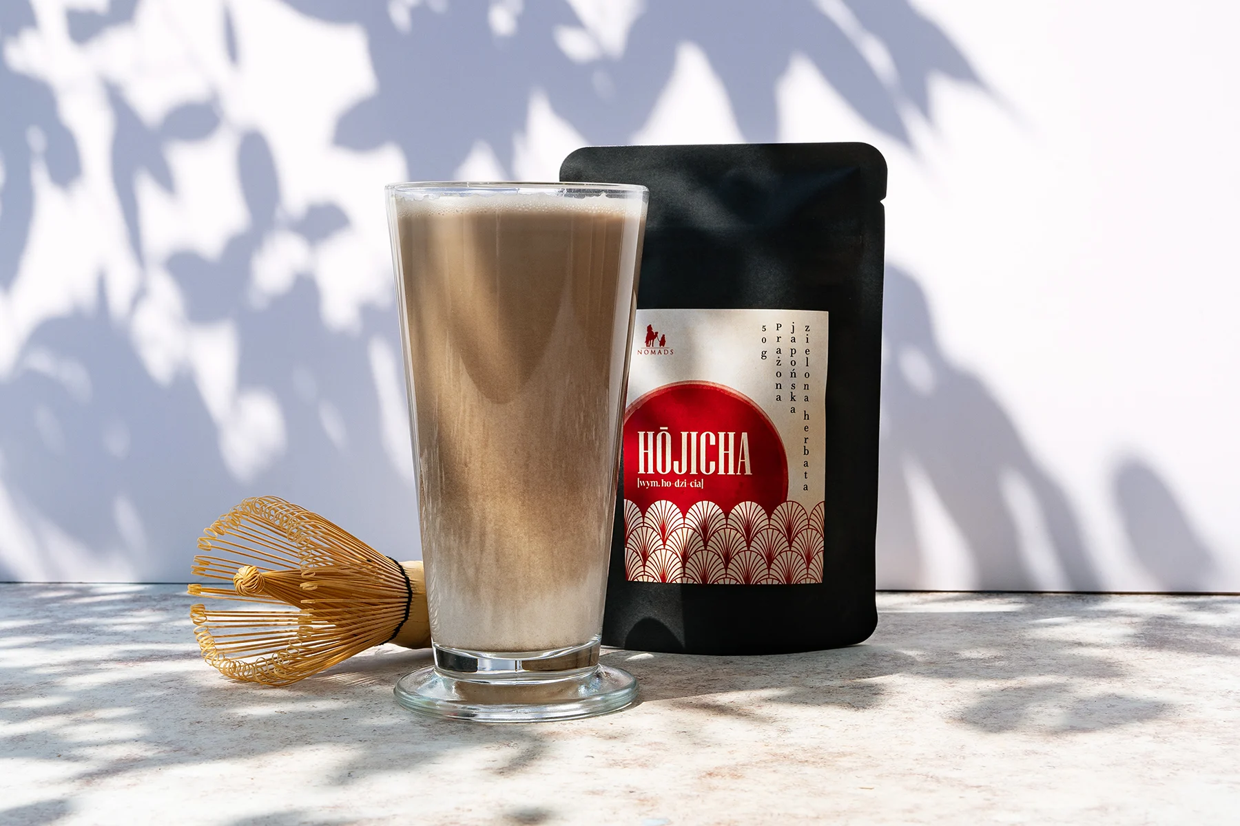 Hojicha latte
