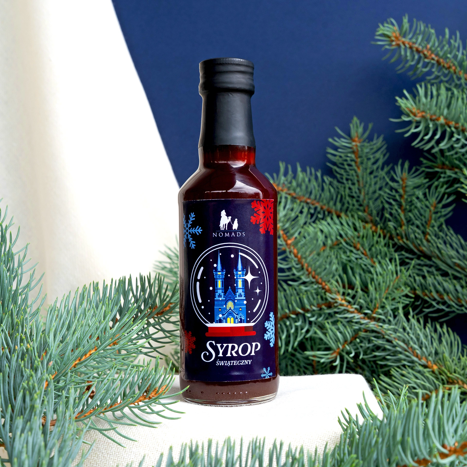 Syrop malinowy z imbirem Nomads