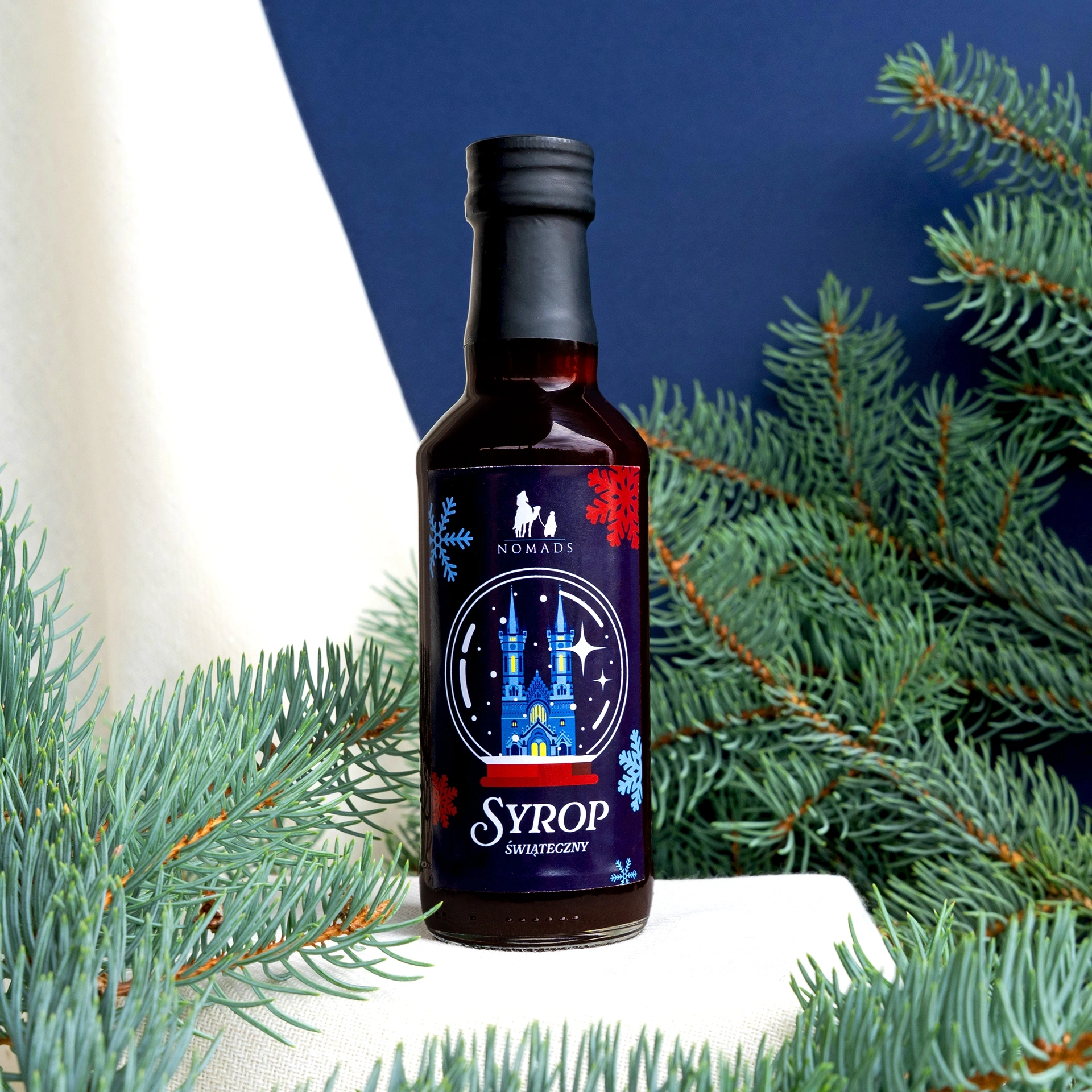 Syrop malinowy z imbirem Nomads