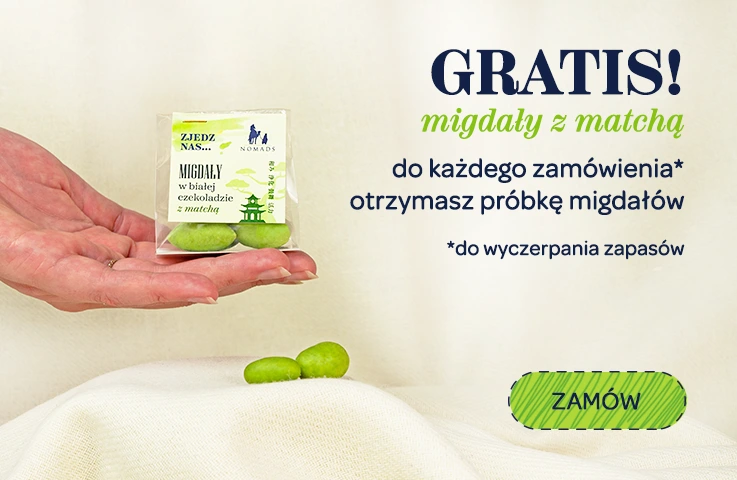 Próbka migdałów do każdego zamówienia gratis