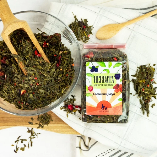 Herbata zielona Czerwona Pasja Nomads 100 g
