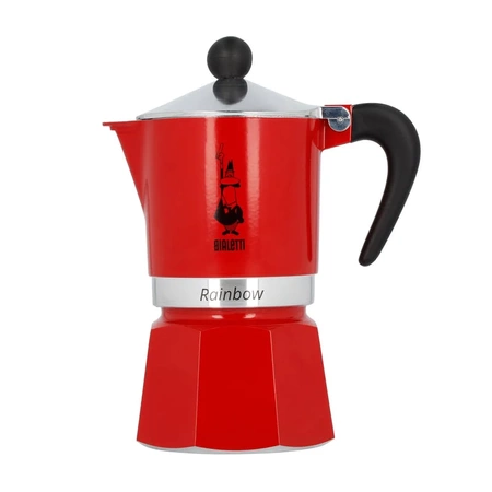 Kawiarka Bialetti Rainbow 3tz - czerwona