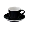 Loveramics Egg - Filiżanka i spodek Espresso 80 ml - Black 