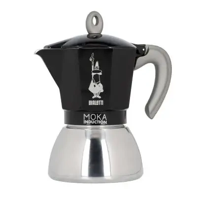 Bialetti Kawiarka Moca Induction 6tz - czarna