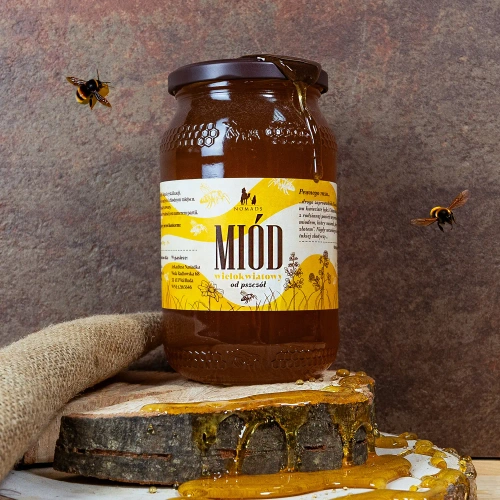 Miód wielokwiatowy Nomads 1200 g