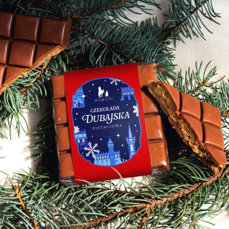 Czekolada Świąteczna Dubajska pistacjowa Nomads