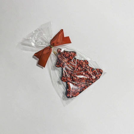 Czekolada Świąteczna Choinka ciemna z malinami Cortez 30 g