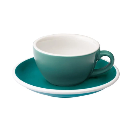 Loveramics Egg - Filiżanka i spodek Flat White 150 ml - Teal 