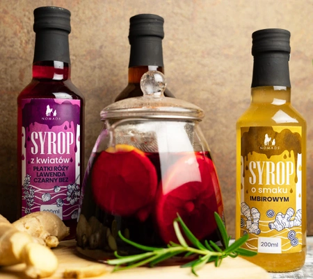 Syrop o smaku imbirowym Nomads 200 ml