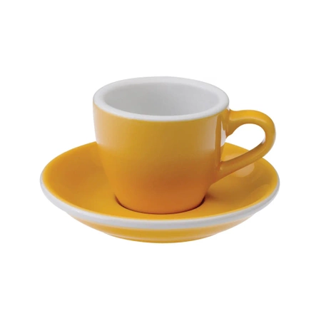 Loveramics Egg - Filiżanka i spodek Espresso 80 ml - Yellow