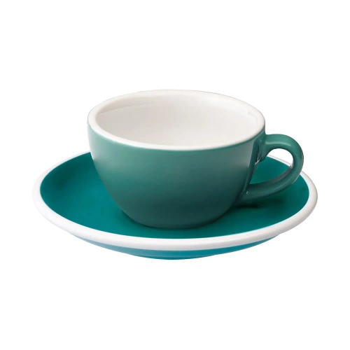 Loveramics Egg filiżanka i spodek Flat White 150 ml - Teal