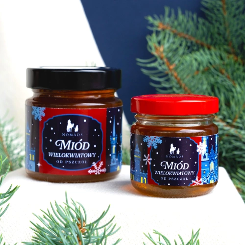 Miód Świąteczny wielokwiatowy Nomads 140 g