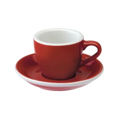 Loveramics Egg filiżanka i spodek Espresso 80 ml - Red
