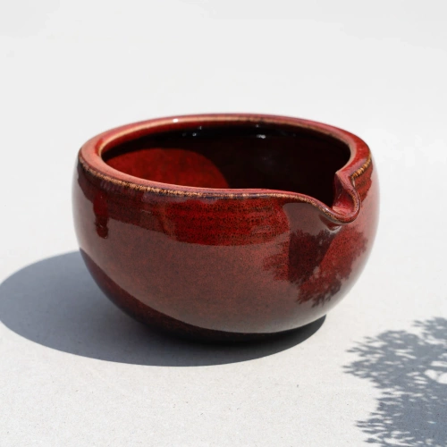 Matchawan czarka do matchy Nomads - glazurowana czerwona