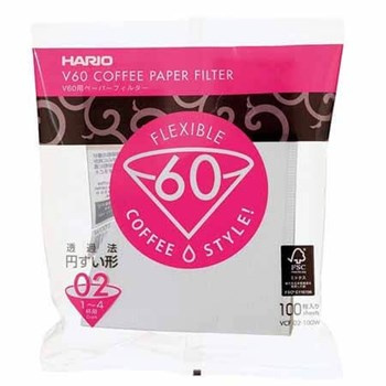 Hario V60 COFFEE filtry papierowe białe 02