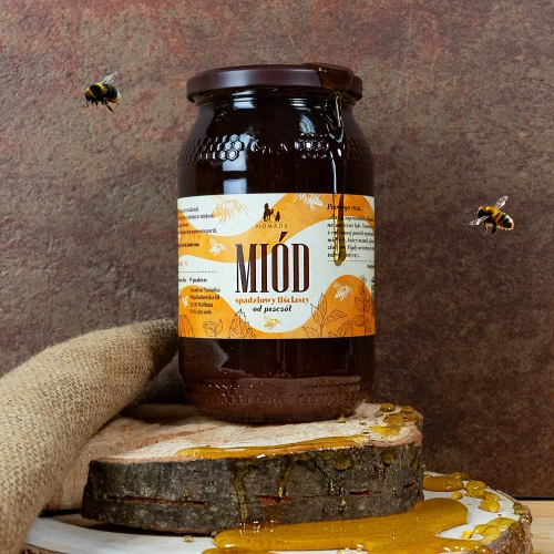 Miód spadziowy liściasty Nomads 1200 g