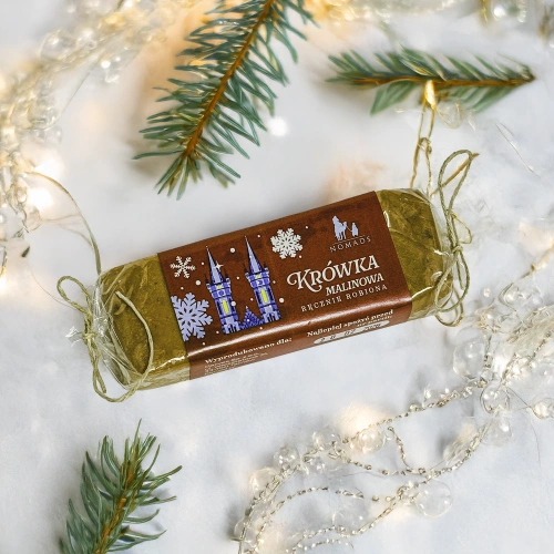 Krówka Świąteczna malinowa Nomads 100 g