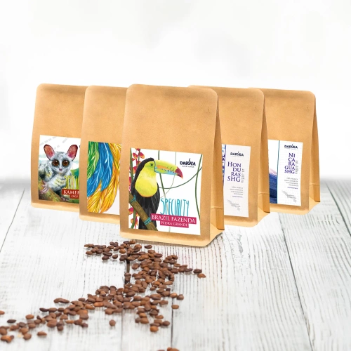 4+1 GRATIS kawa ziarnista Darvea