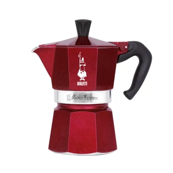 Kawiarka Bialetti Deco Glamour Moka Express 3tz - czerwona