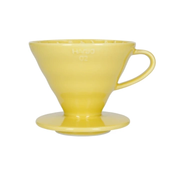 Hario Drip V60-02 ceramiczny - żółty