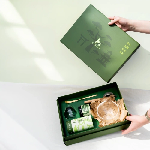 Zestaw do matchy - Chanoyu Set - Matcha Ceremonialna 30g (szklane akcesoria)